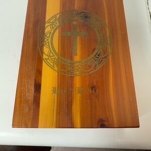 1961 Circa Bible - New American Catholic Edition - With Wooden Box.